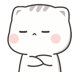 a cartoon drawing of a cat with an angry look on his face