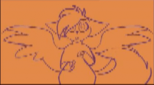 Cartoon Devil With Wings And Tail GIF