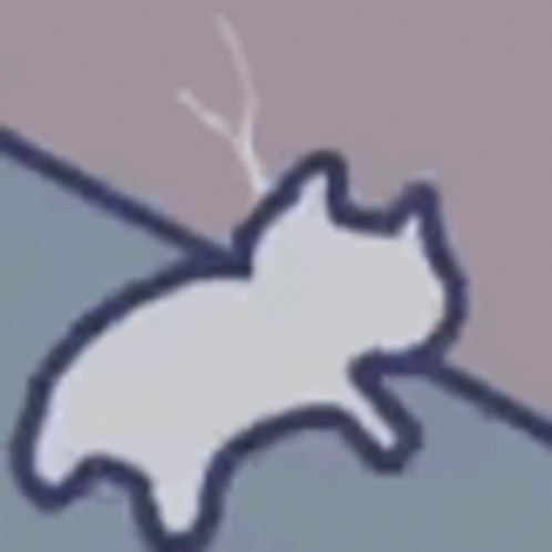 A Cartoon Drawing Of A Dog Laying On The Ground Next To A Star . GIF