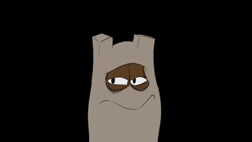 A Cartoon Drawing Of A Dog With A Mustache And The Word Oh Behind It GIF