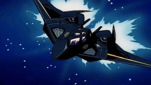 A Cartoon Drawing Of A Fighter Jet Flying Through The Air GIF