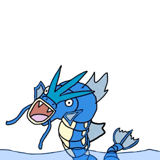 A Cartoon Drawing Of A Fish Jumping Out Of The Water GIF