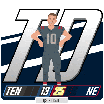 A Cartoon Drawing Of A Football Player Wearing A Number 10 Jersey GIF