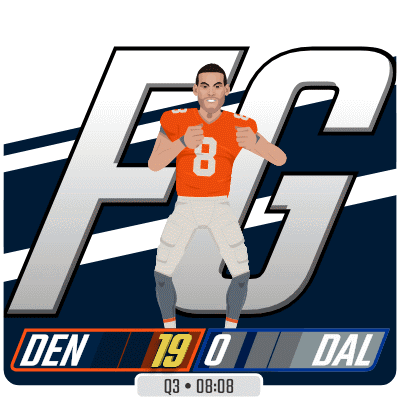 A Cartoon Drawing Of A Football Player With The Number 8 On His Jersey GIF