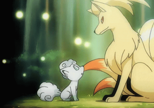 Fox And Small Animal Cartoon GIF
