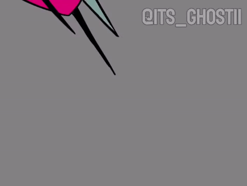 A Cartoon Drawing Of A Ghost With The Name @Its_ghostii On The Bottom GIF