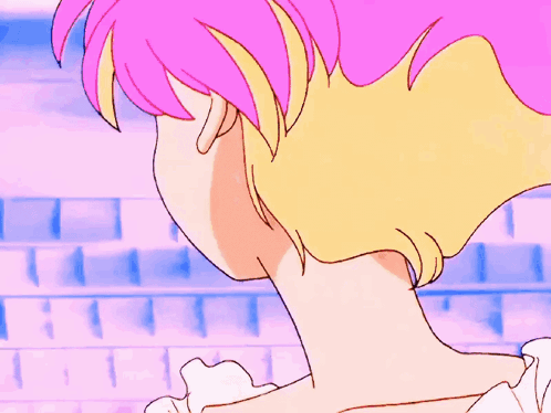 A Cartoon Drawing Of A Girl In A Blue Dress Giving A Thumbs Up GIF