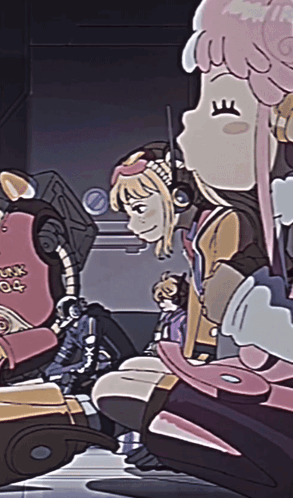Girl With LGX Shirt In Cartoon Drawing GIF