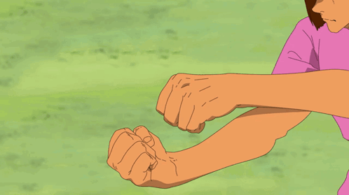 A Cartoon Drawing Of A Girl With The Words As It Was Passed For Generations GIF