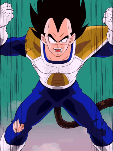 A Cartoon Drawing Of A Man In A Blue And Yellow Outfit GIF
