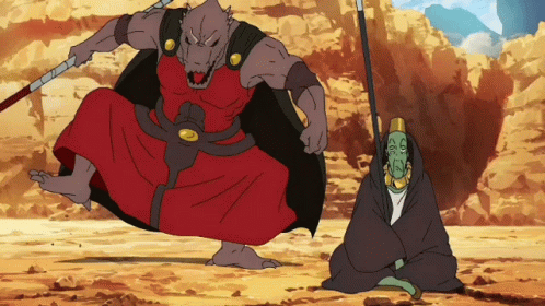 A Cartoon Drawing Of A Man In A Red Cape GIF