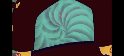 A Cartoon Drawing Of A Man In A Suit And Hat Walking Down A Staircase GIF