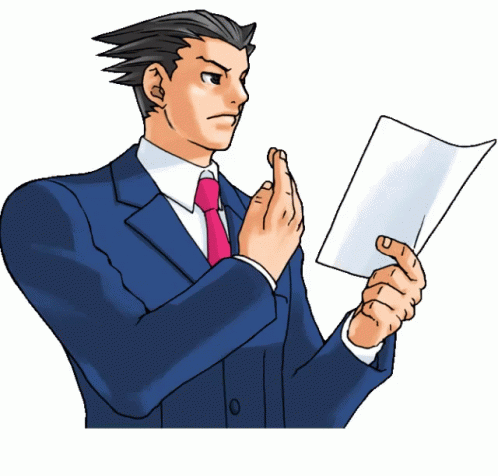 A Cartoon Drawing Of A Man In A Suit And Tie Holding A Piece Of Paper GIF