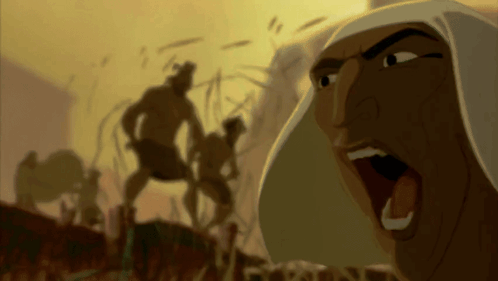 A Cartoon Drawing Of A Man Screaming With His Mouth Open GIF