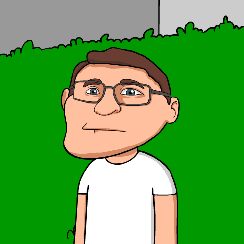 A Cartoon Drawing Of A Man Wearing Glasses GIF