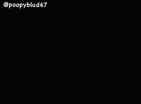 A Cartoon Drawing Of A Man With A Beard And Glasses With The Name Poopyblud67 On The Bottom GIF