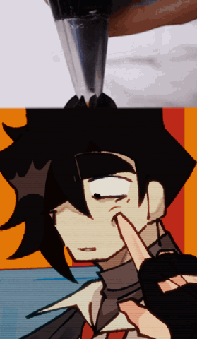 A Cartoon Drawing Of A Man With A Crown On His Head GIF