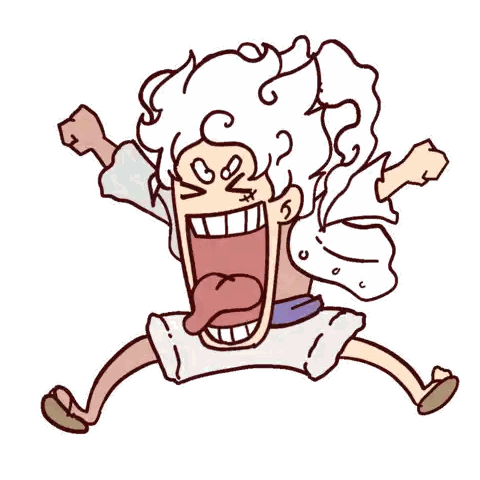 a cartoon drawing of a man with a surprised look on his face and a question mark above his head