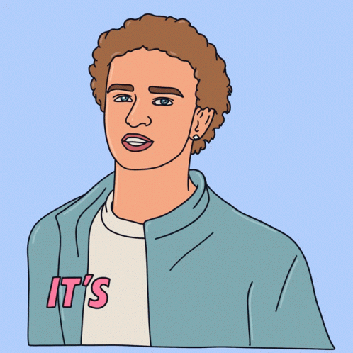 A Cartoon Drawing Of A Man With The Words " It 'S Gonna Be " GIF