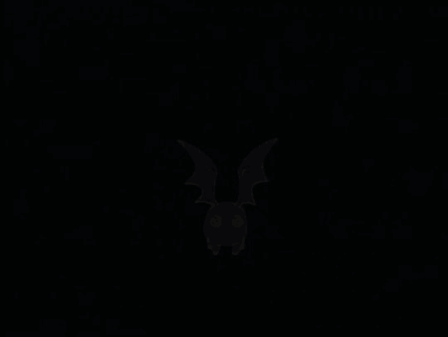 A Cartoon Drawing Of A Man With Wings And A Bat On His Back GIF