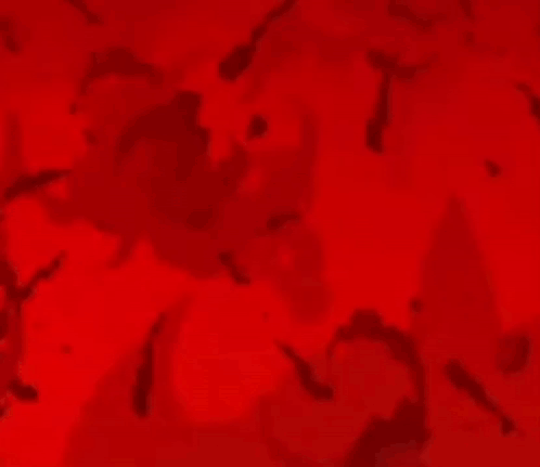 A Cartoon Drawing Of A Monster With A Red Background .. GIF