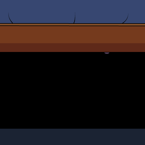 A Cartoon Drawing Of A Monster With A Sad Face GIF