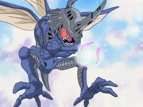 A Cartoon Drawing Of A Monster With Wings GIF