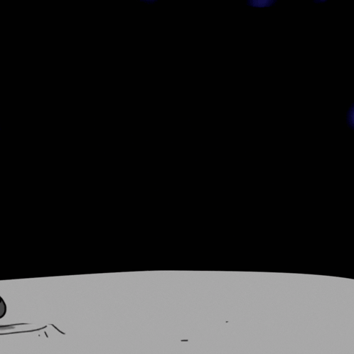 Cartoon Panda With Hat And Light Saber GIF