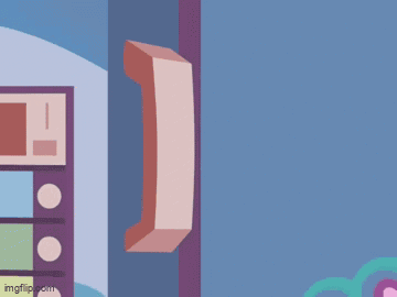 A Cartoon Drawing Of A Person Holding A Telephone Handle GIF