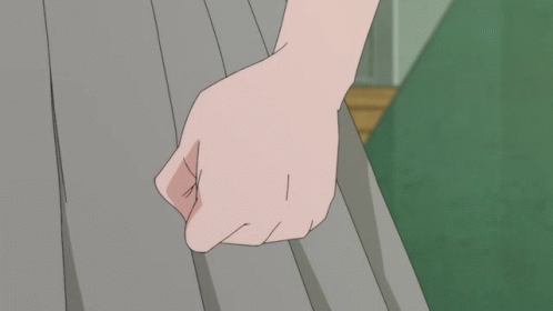 A Cartoon Drawing Of A Person 'S Hand Reaching Out GIF