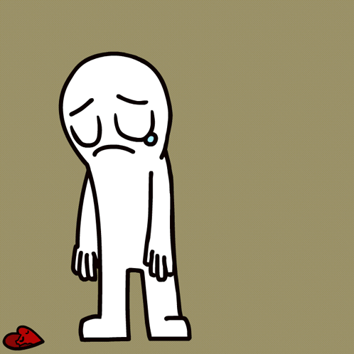 A Cartoon Drawing Of A Person With Hearts In Their Eyes GIF