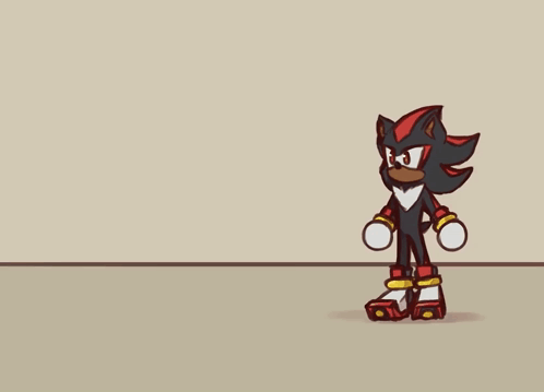 A Cartoon Drawing Of A Police Officer Kicking A Shadow The Hedgehog GIF