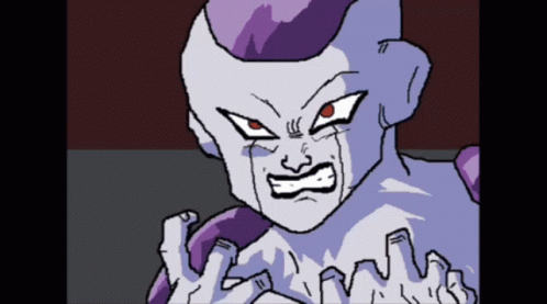 A Cartoon Drawing Of A Purple And White Character GIF