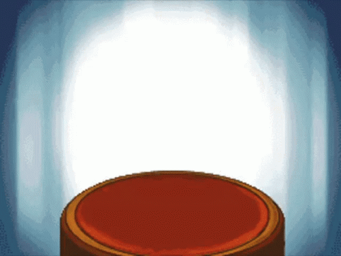 A Cartoon Drawing Of A Red Circle With A White Background GIF