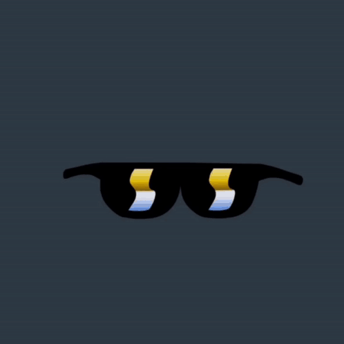 A Cartoon Drawing Of A Red Object With A White Eye GIF