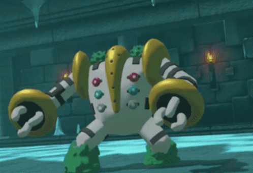 A Cartoon Drawing Of A Robot With Rings On Its Arms And Legs GIF