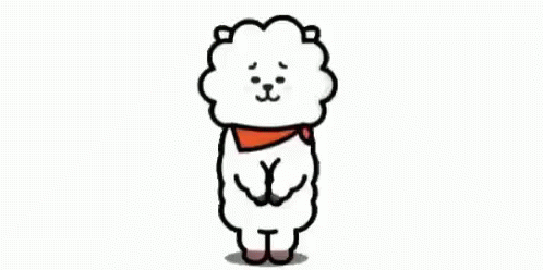 A Cartoon Drawing Of A Sheep With Horns Standing On Its Hind Legs On A White Background . GIF
