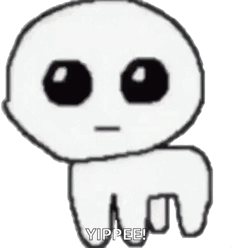 A Cartoon Drawing Of A Skull Holding A Bunch Of Colored Pencils GIF