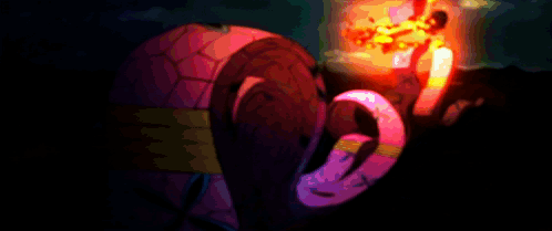 A Cartoon Drawing Of A Snake With Fire Coming Out Of Its Mouth GIF