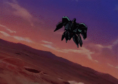 A Cartoon Drawing Of A Space Ship With A Red Circle In The Middle GIF