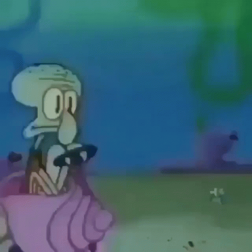 A Cartoon Drawing Of A Spongebob Squarepants House GIF