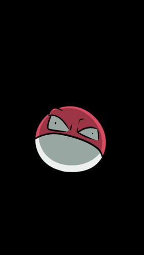 A Cartoon Drawing Of A White Sphere With A Pink Center GIF