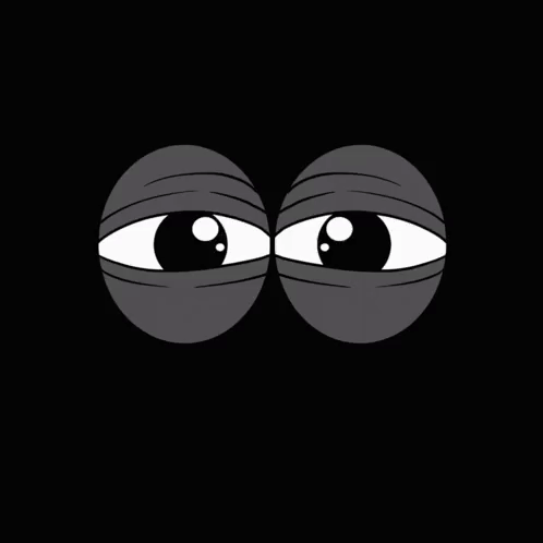 Cartoon Eyes With Dollar Sign GIF