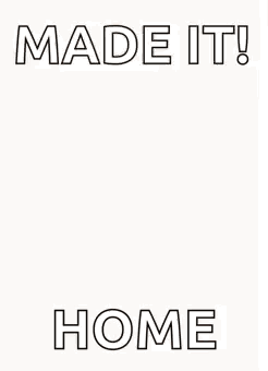 A Cartoon Fox Is Dancing With The Words `` Made It Home '' . GIF
