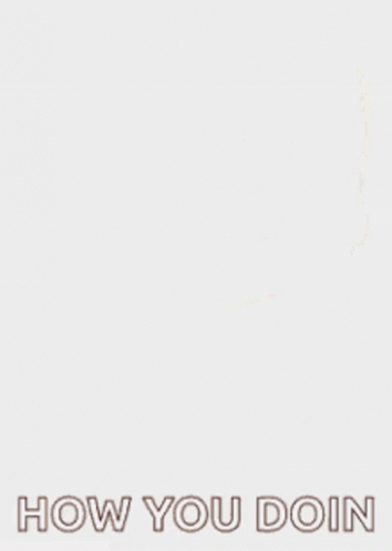 A Cartoon Fox Is Looking At The Camera With The Words `` How You Doin '' Written Below It . GIF