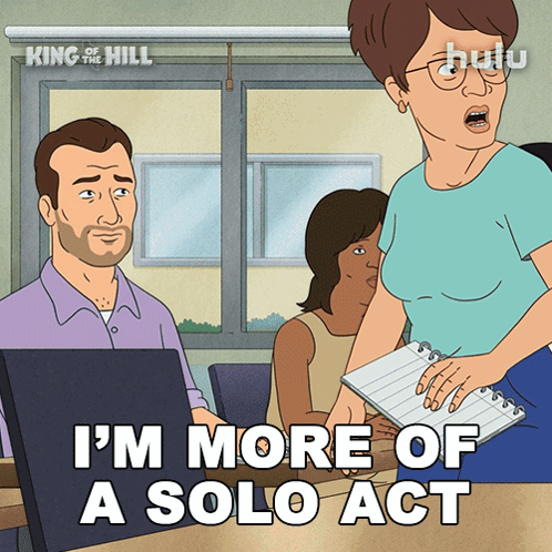 a cartoon from king of the hill shows a man and a woman