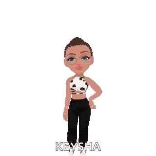 A Cartoon Girl Is Giving A Thumbs Up And The Words `` You Go Girl '' Are Behind Her . GIF