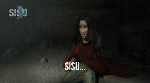 A Cartoon Girl Is Sitting On The Ground With The Words There Are A Few Things GIF