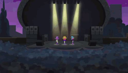 A Cartoon Girl With A Crown On Her Head Is Making A Heart With Her Hands GIF