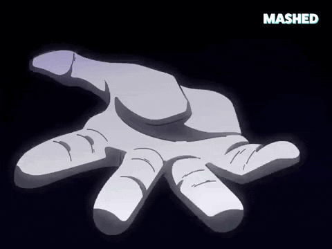 A Cartoon Hand With Mashed Written In The Corner GIF